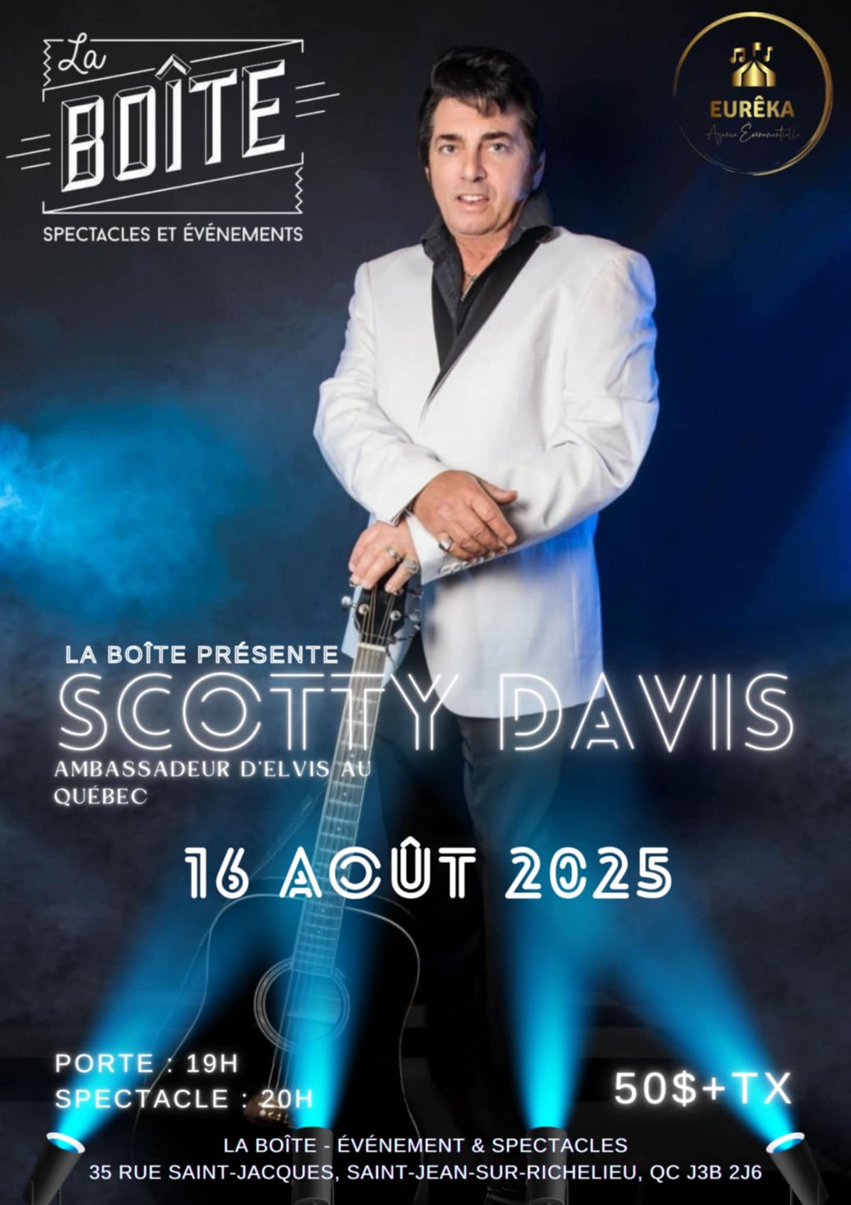 Hommage \u00e0 Elvis Presley : Une soir\u00e9e inoubliable avec Scotty Davis