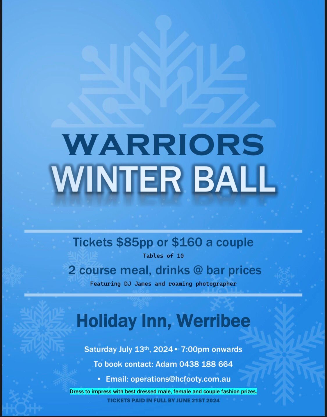 Warriors Winter Ball