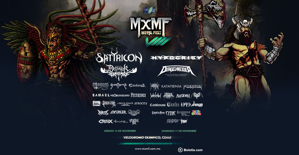 MxMF Metal Fest VIII \u2022 16 y 17 de Noviembre 2024 \u2022 CDMX