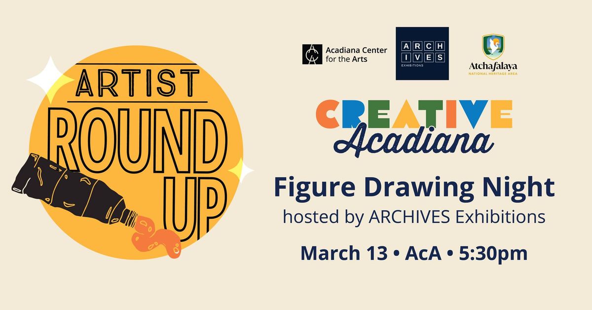 Artist Round Up: Figure Drawing Night