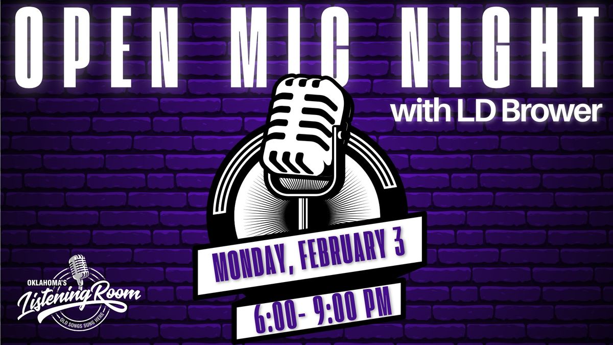 OLR Quarter 1 Open Mic Night with LD Brower