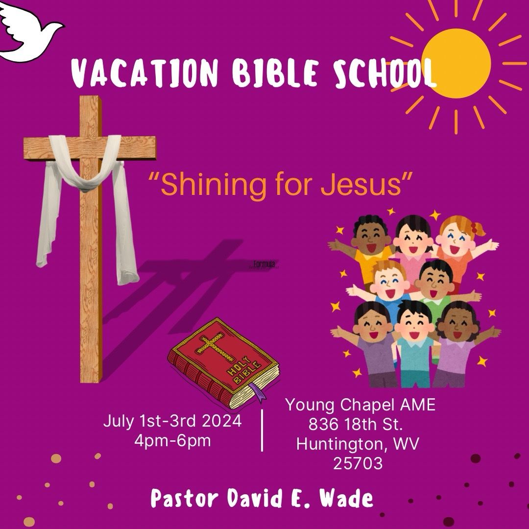 Vacation Bible school Shine for Jesus!