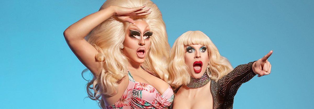 Trixie and Katya at Linda Ronstadt Music Hall