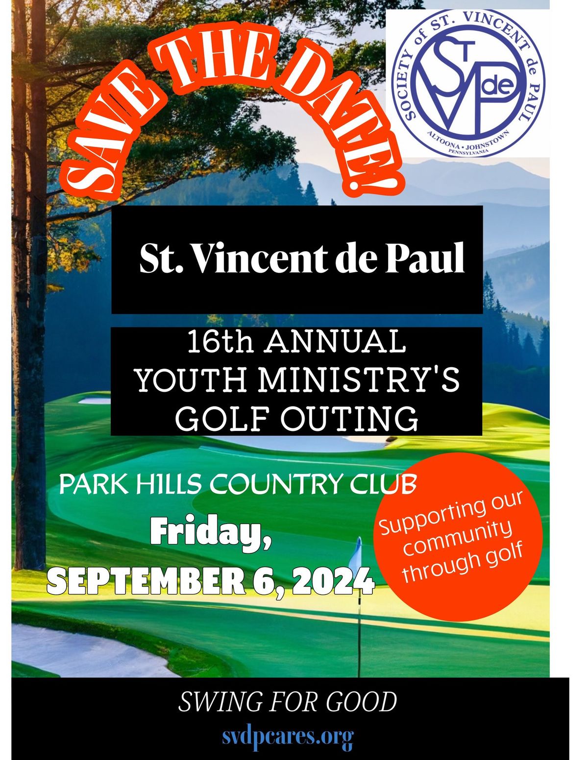 16th Annual Youth Ministry\u2019s Golf Outing 