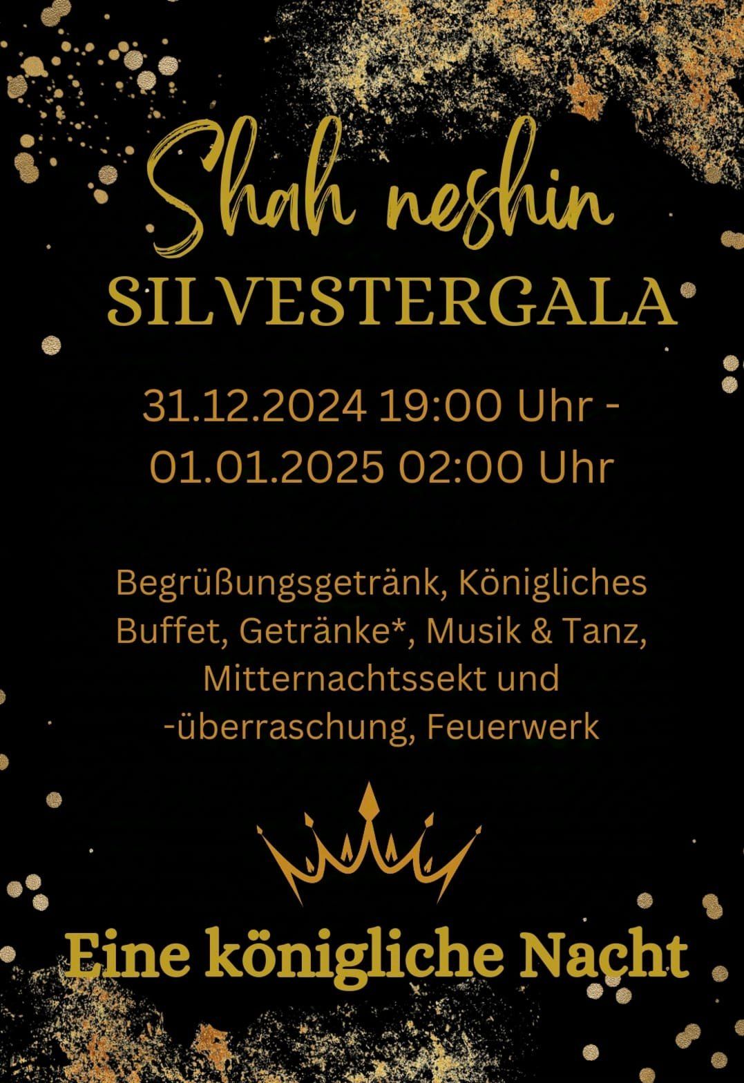 Silvestergala 2024 im Shah Neshin