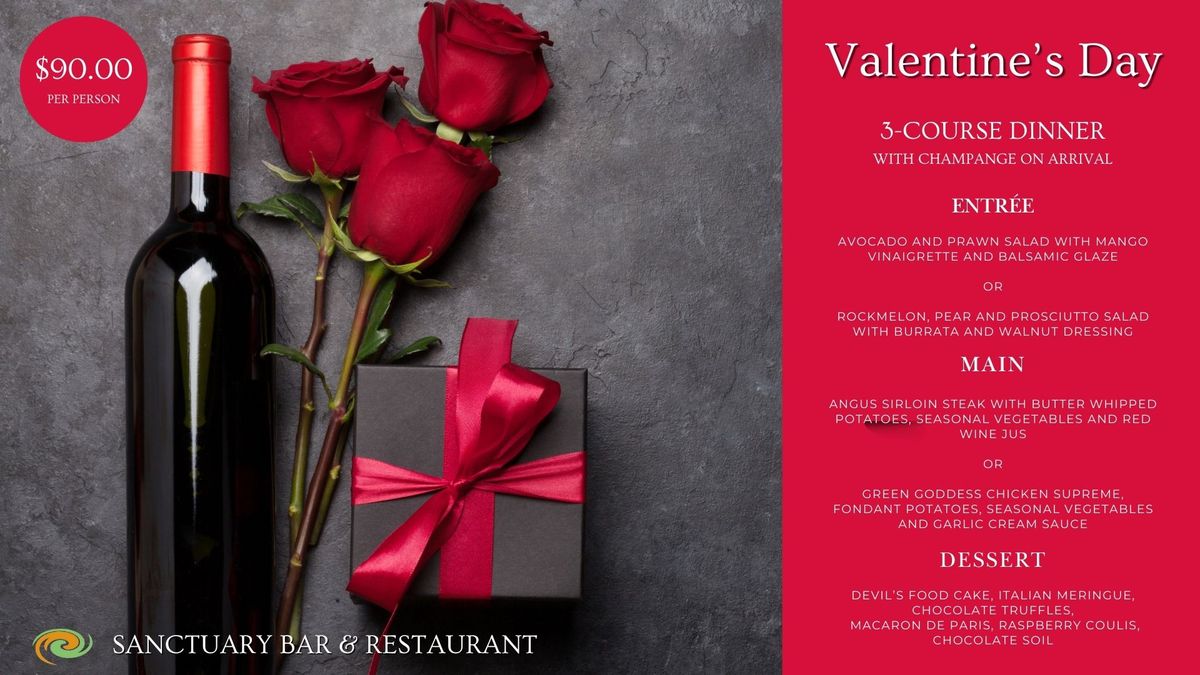 Valentine's Day 3-Course Dinner with Live Music