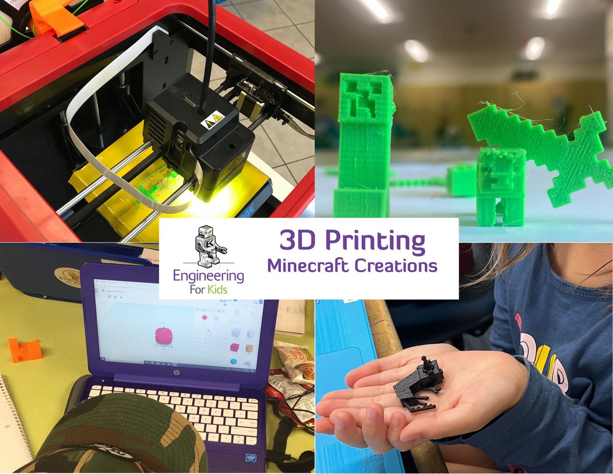 3D Printing: Minecraft 4-8 Plymouth