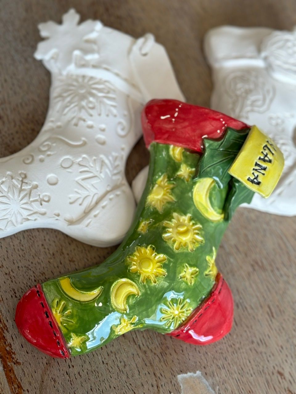 Clay Workshop - Christmas Stockings