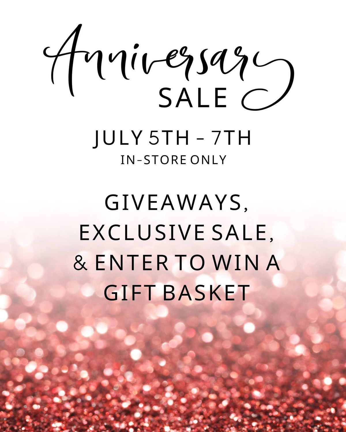 One Year Anniversary - Lindale Mall Location