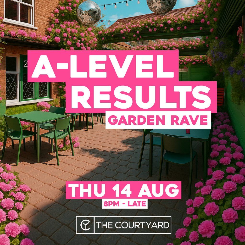 A-Level Results 2025 Garden Rave