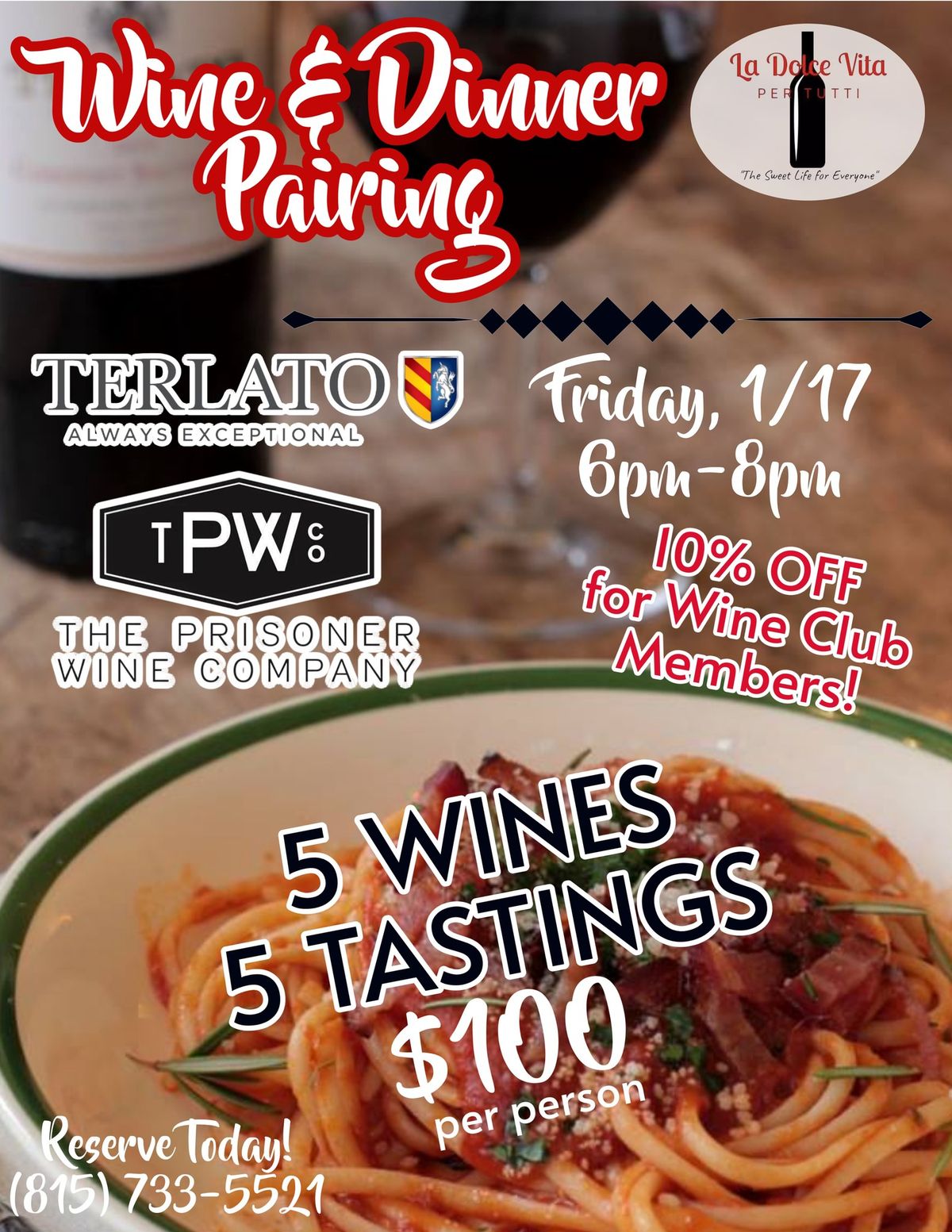 Wine & Dinner Pairing