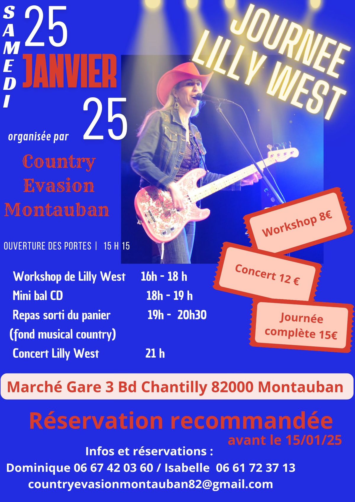 Workshop & Concert de Lilly West dans le Tarn-et-Garonne