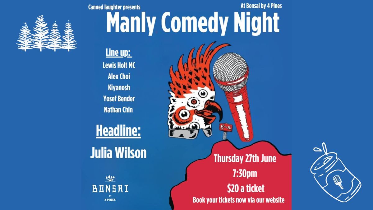 Comedy Night 4 Pines Manly 