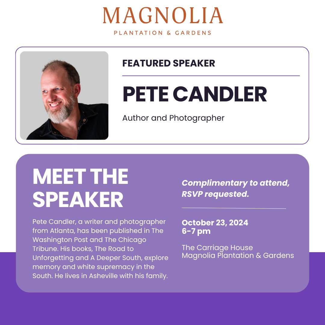 Speaker Series: Pete Candler, Author and Photographer