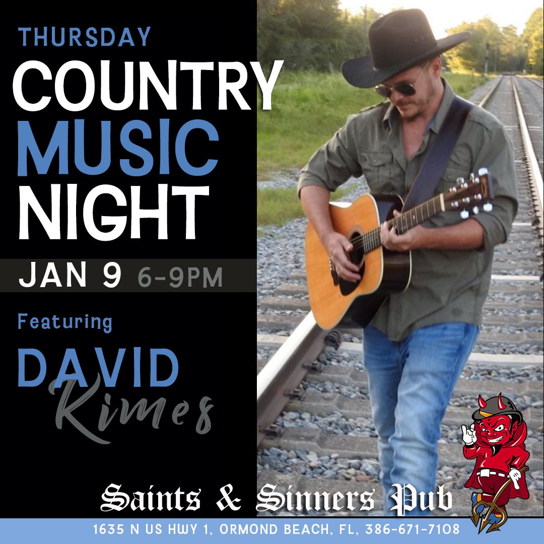 Country Music Night with David Kimes