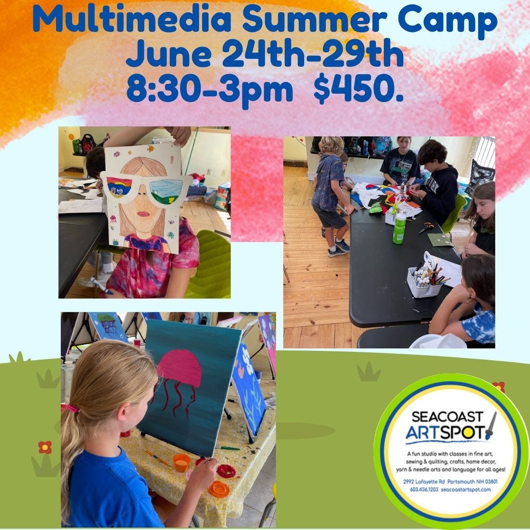 Multi-media Kids Art Camp! M-F $450