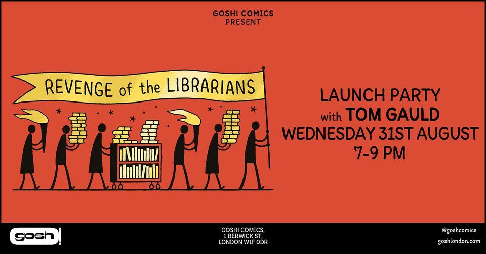 Revenge of the Librarians Launch Party With Tom Gauld