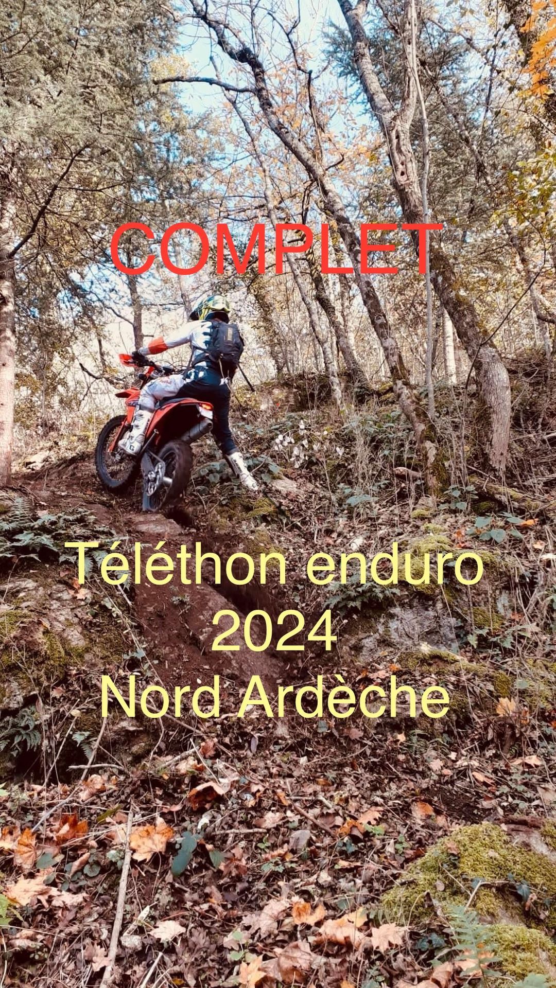 Telethon enduro 2024 Nord Ard\u00e8che 