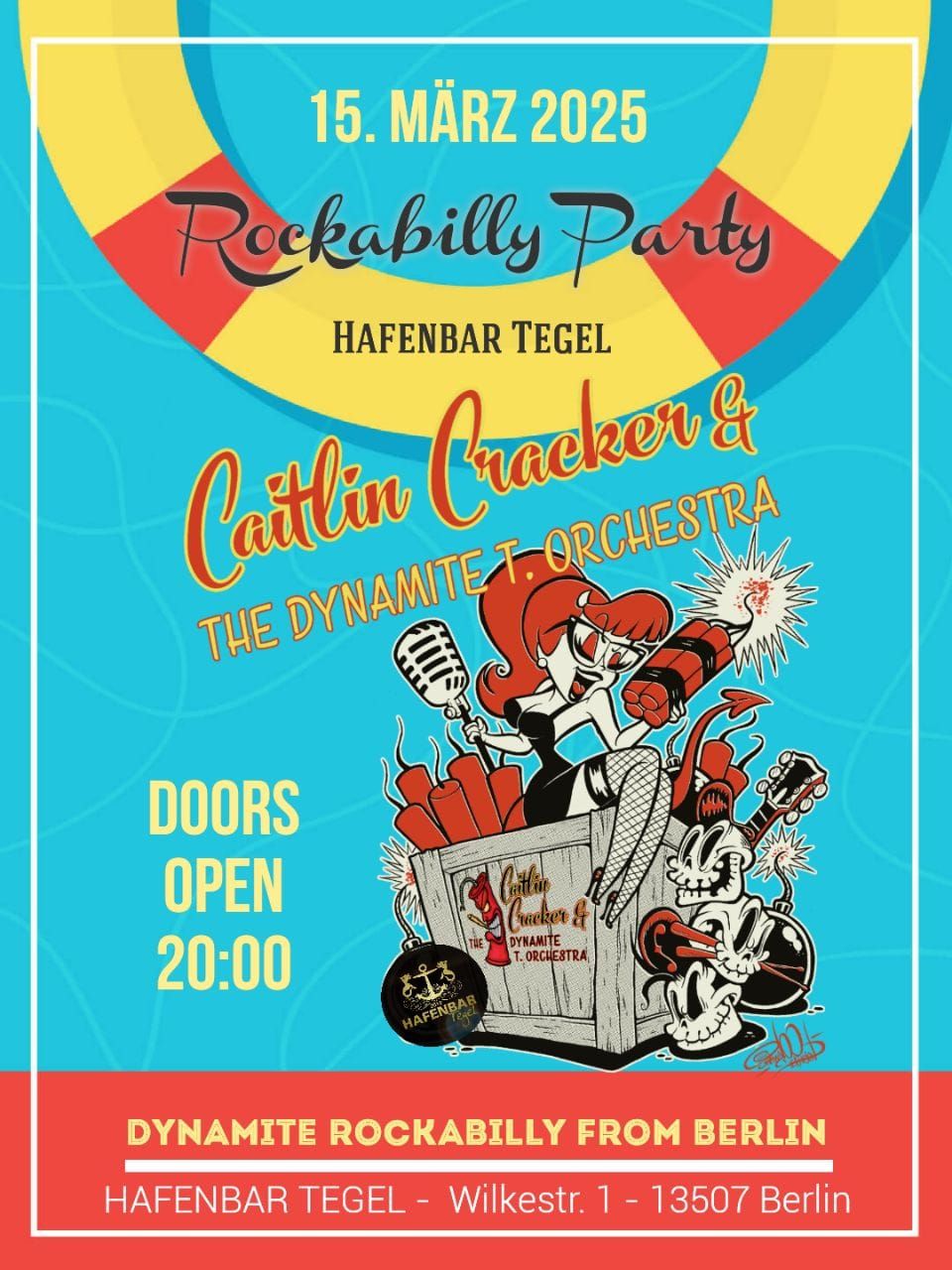 Caitlin Cracker DTO Rockabilly in der Hafenbar Tegel