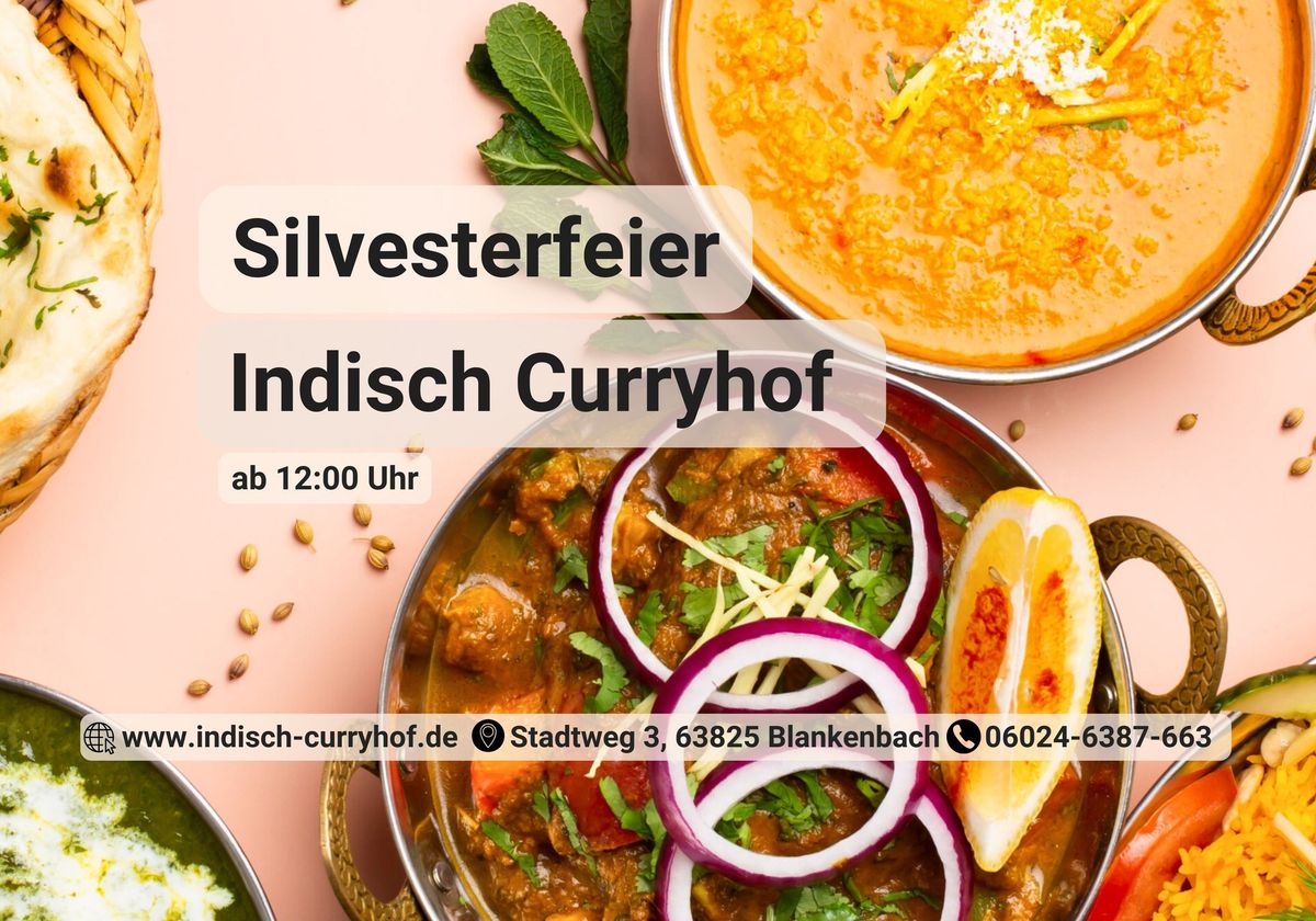 Silvesterfeier 2024 im Restaurant Indisch Curryhof