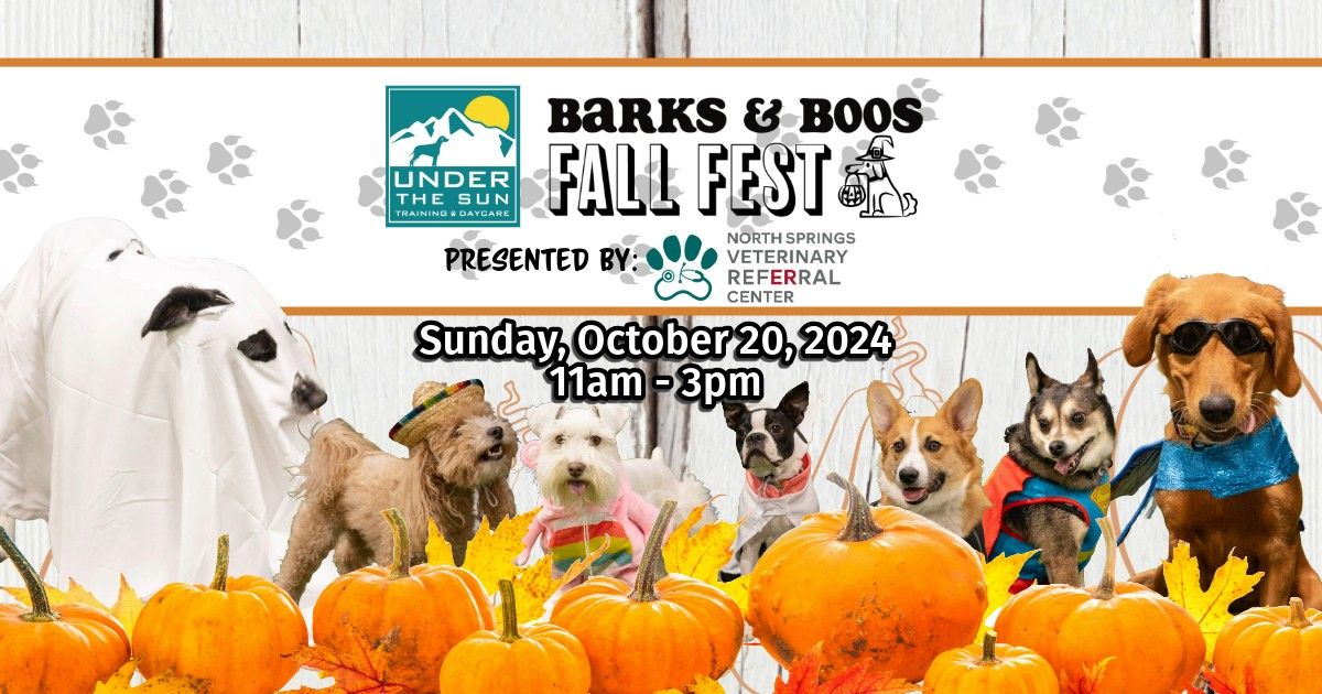 Barks and Boos Fall Fest 2024