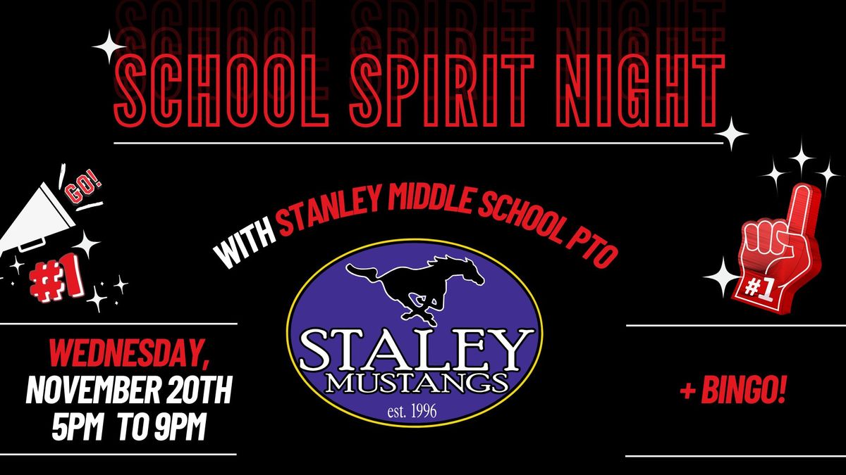 School Spirit Night - Stanley Mustangs