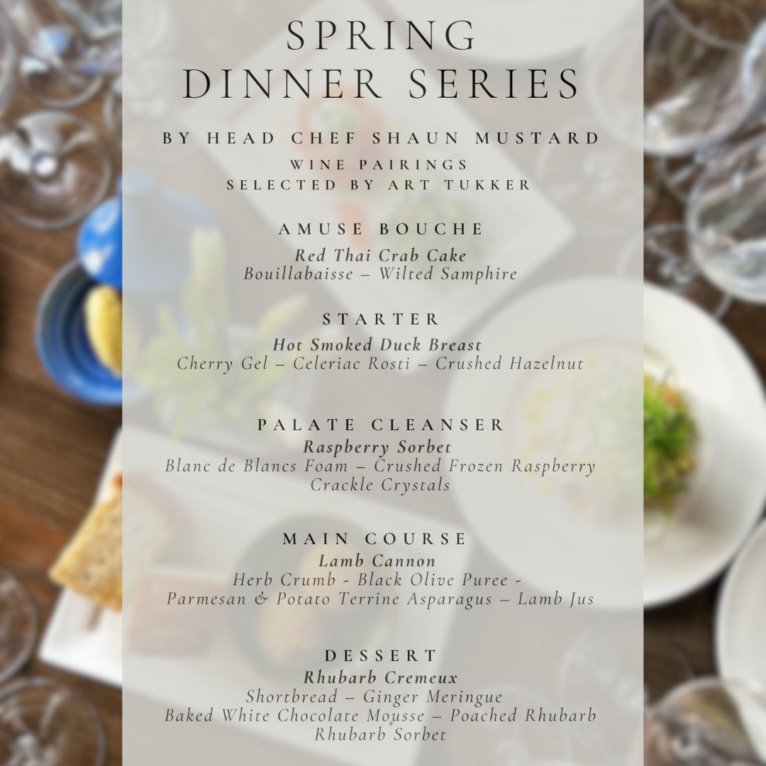 Spring Dinner Series - Fri 28\/02