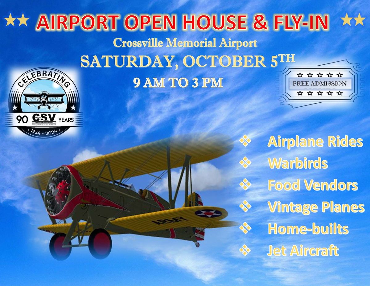 Airport Open House and Fly In - 90th Anniversary