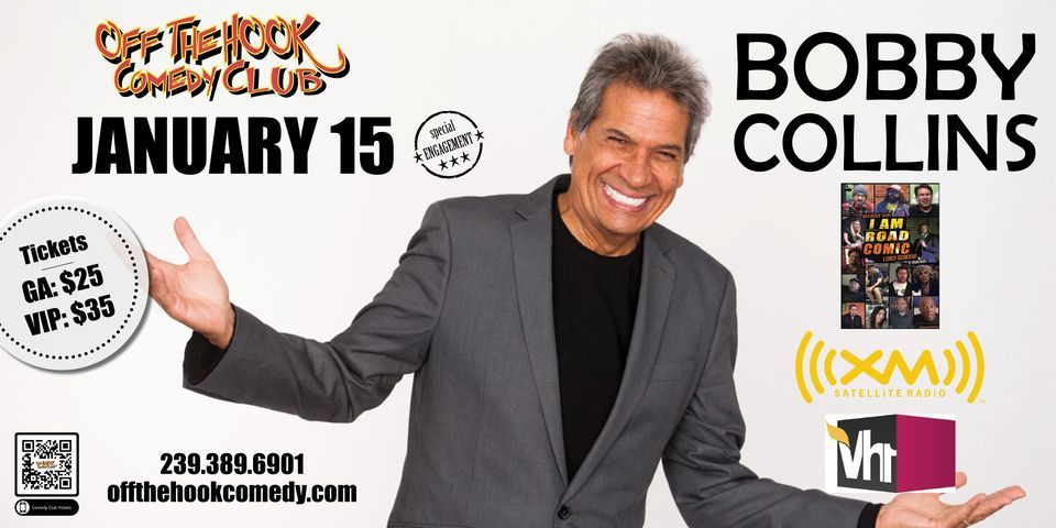 Comedian Bobby Collins Live In Naples Florida Off The Hook Comedy Club Naples 15 January 2023 