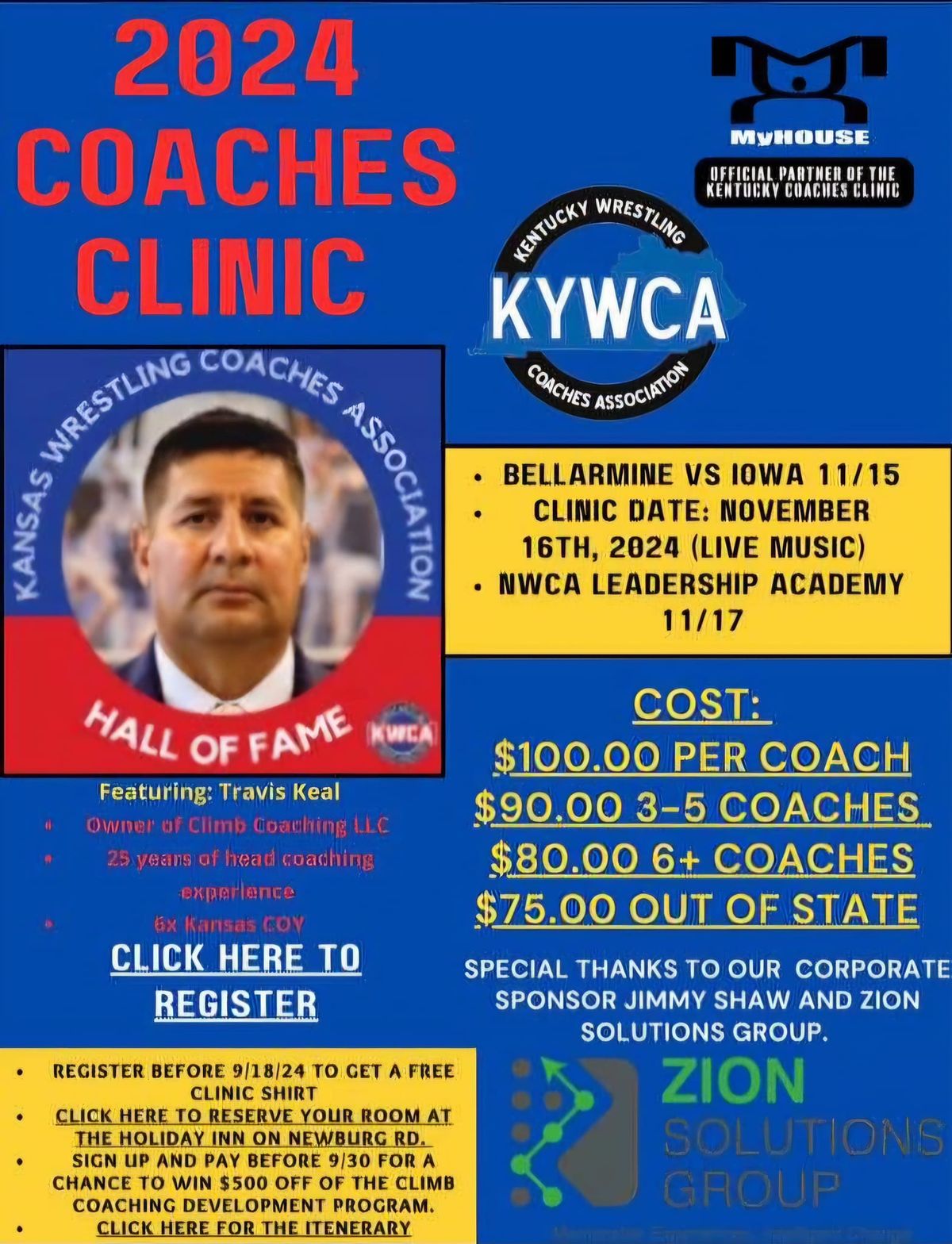 2024 KYWCA Fall Coaches Clinic