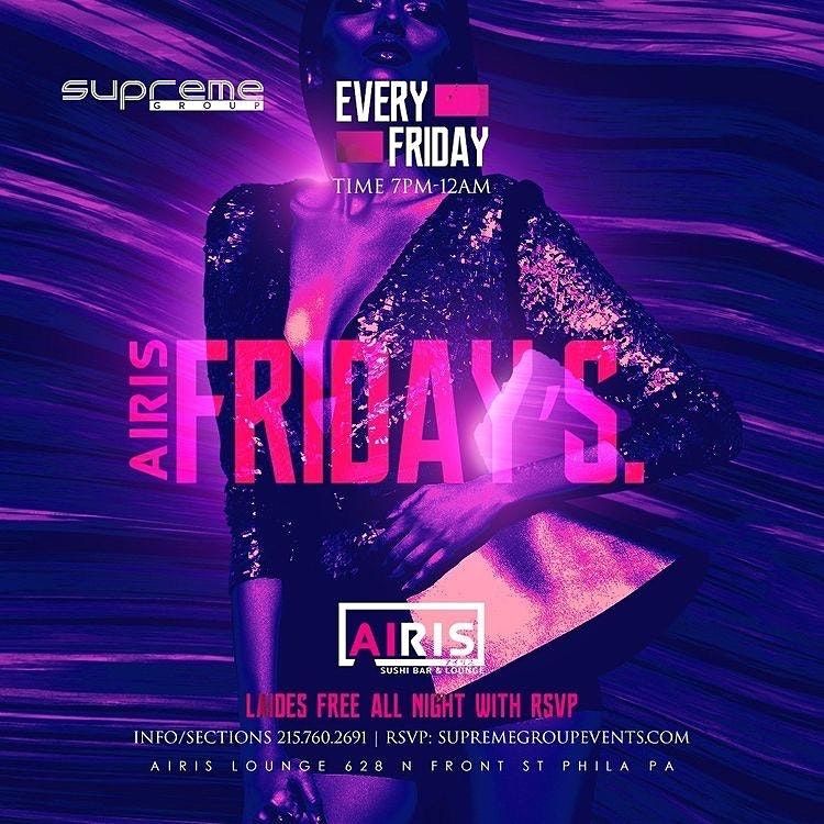 AIRIS FRIDAYS  at AIRIS LOUNGE