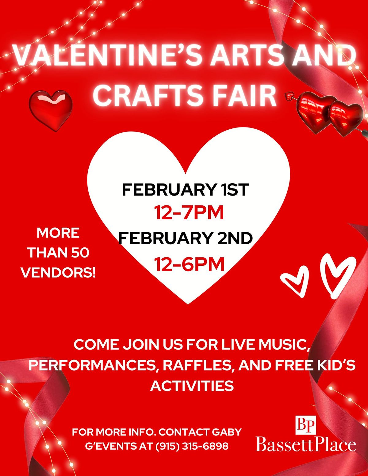 Valentine's Day Arts and Crafts Market