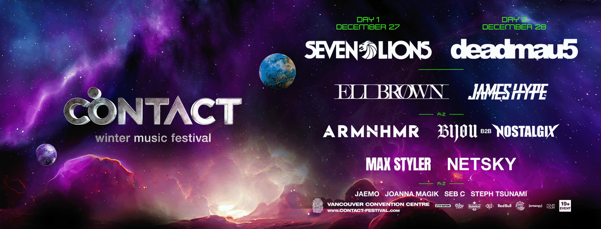 Contact Winter Music Festival (Day 1 Pass) with Seven Lions