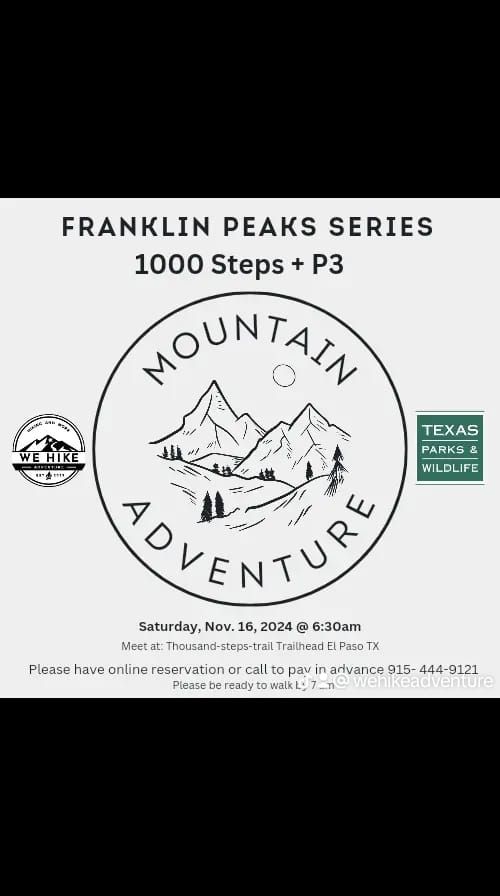 Franklin Peaks Series P3 - 1000 Steps +