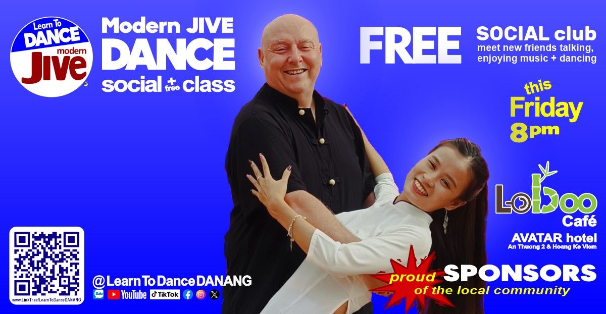 FRIDAYs Modern JIVE social DANCE + we teach you