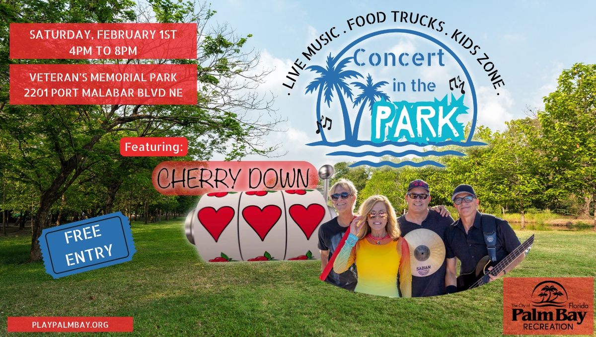 Concert in the Park featuring Cherry Down