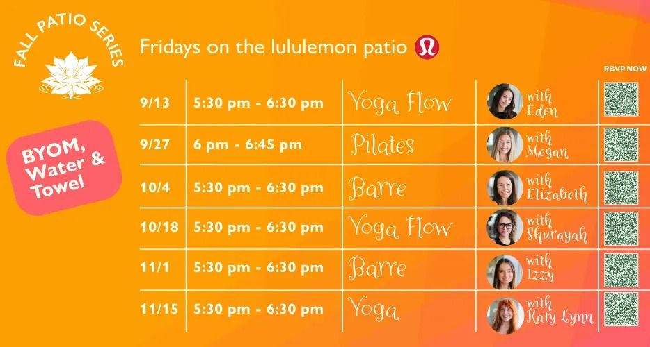 lululemon & BYB Fall Patio Series