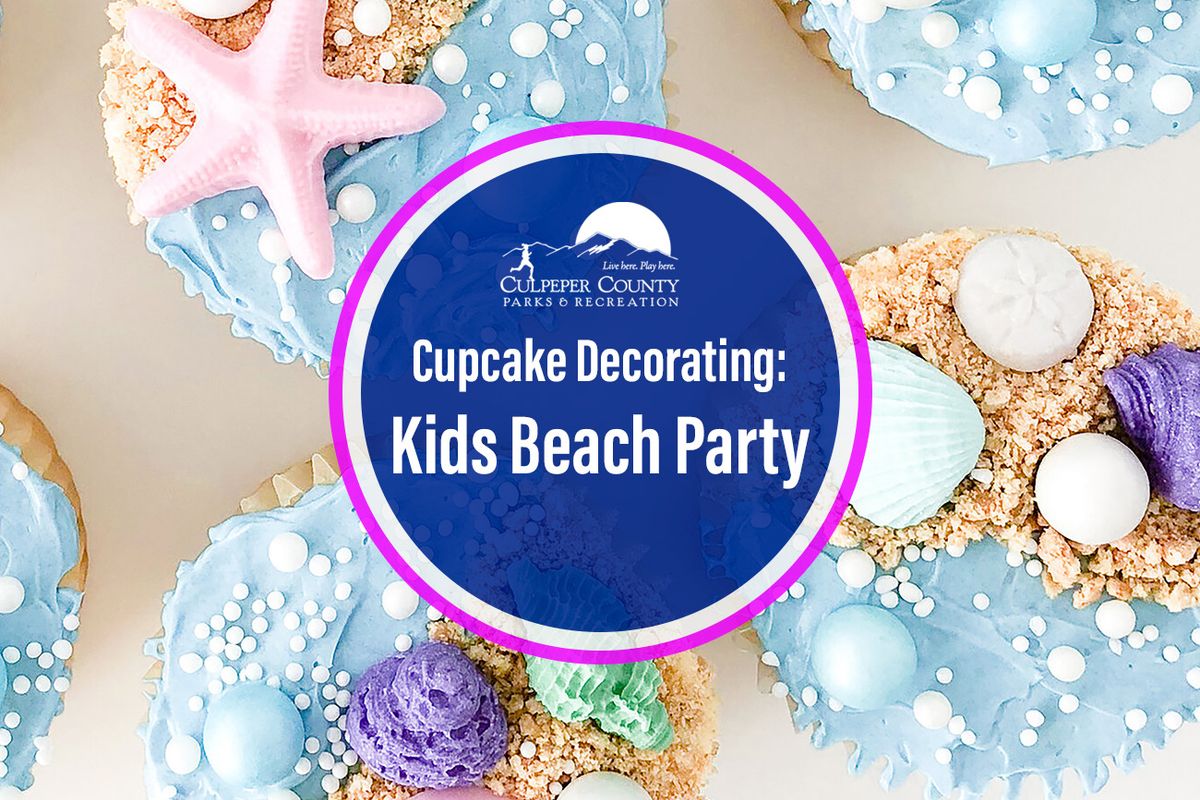 Cupcake Decorating: Kids Beach Party