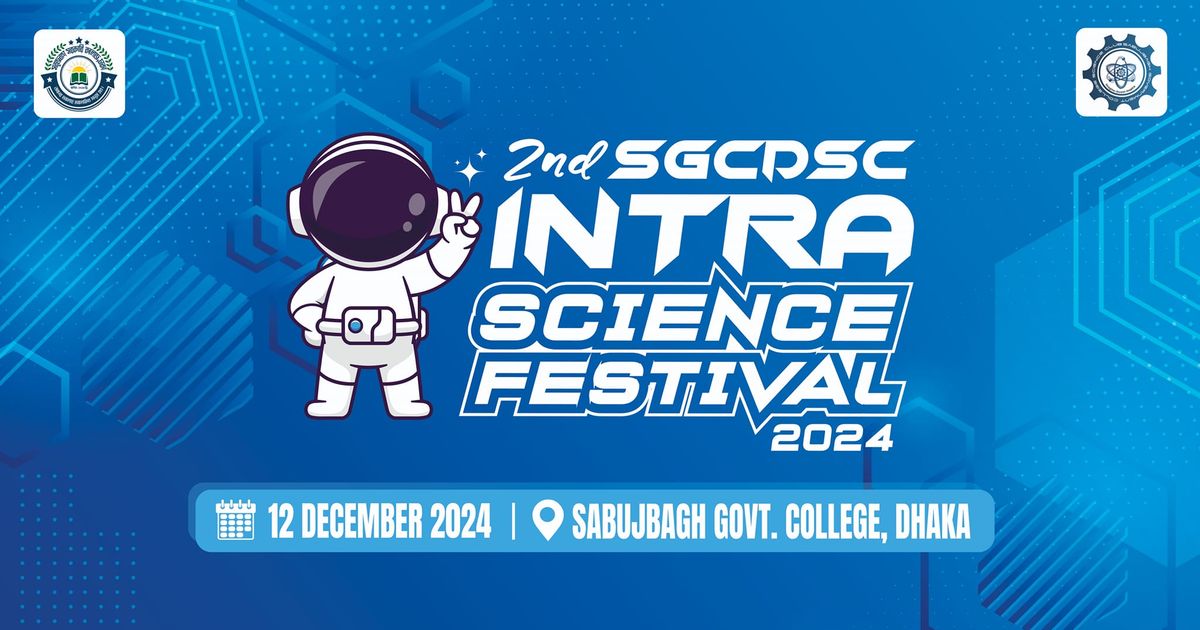 2nd SGCDSC Intra Science Festival 2024