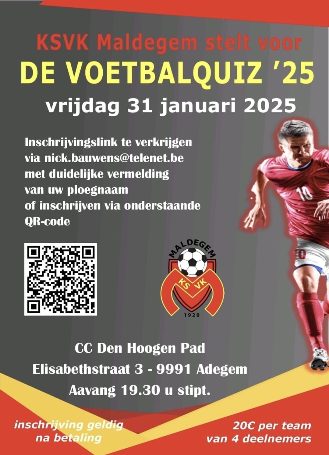 VoetbalQuiz KSVK Maldegem