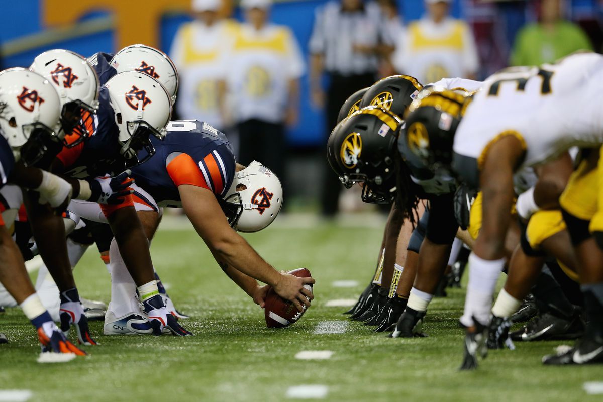 Auburn Tigers at Missouri Tigers Football