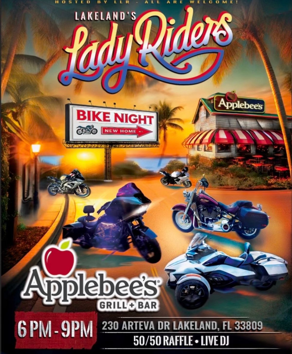 Lakeland\u2019s Lady Riders &LLR Co-ed Bike Night