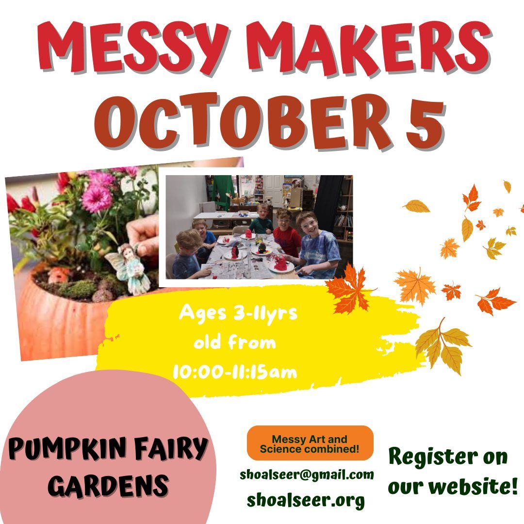 Messy Makers -Pumpkin Fairy Gardens