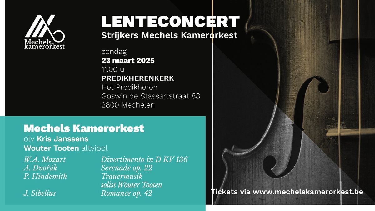 Lenteconcert strijkers MKO