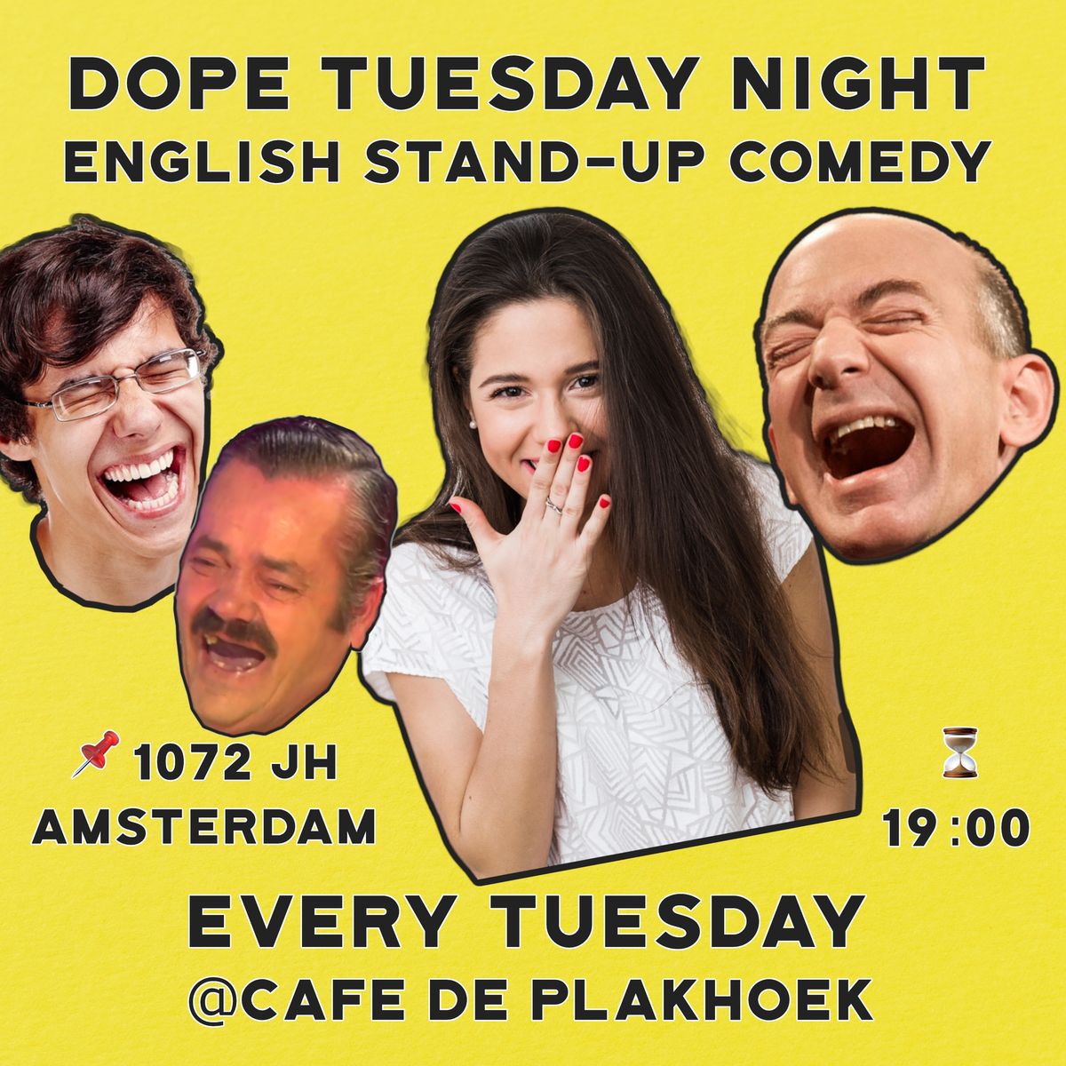 English Stand-up Comedy Every Tuesday in Amsterdam