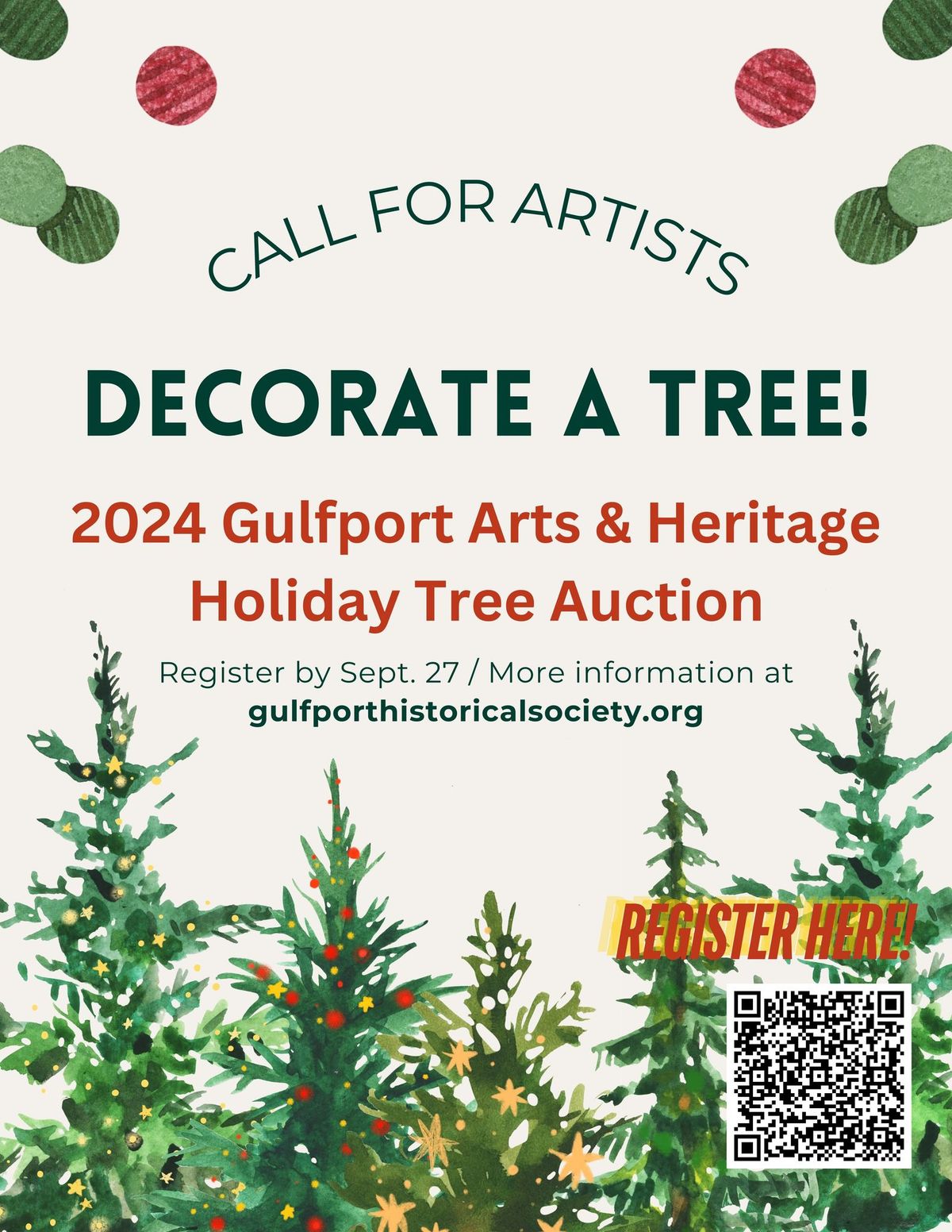 Gulfport Mini-Tree Exhibit and Auction