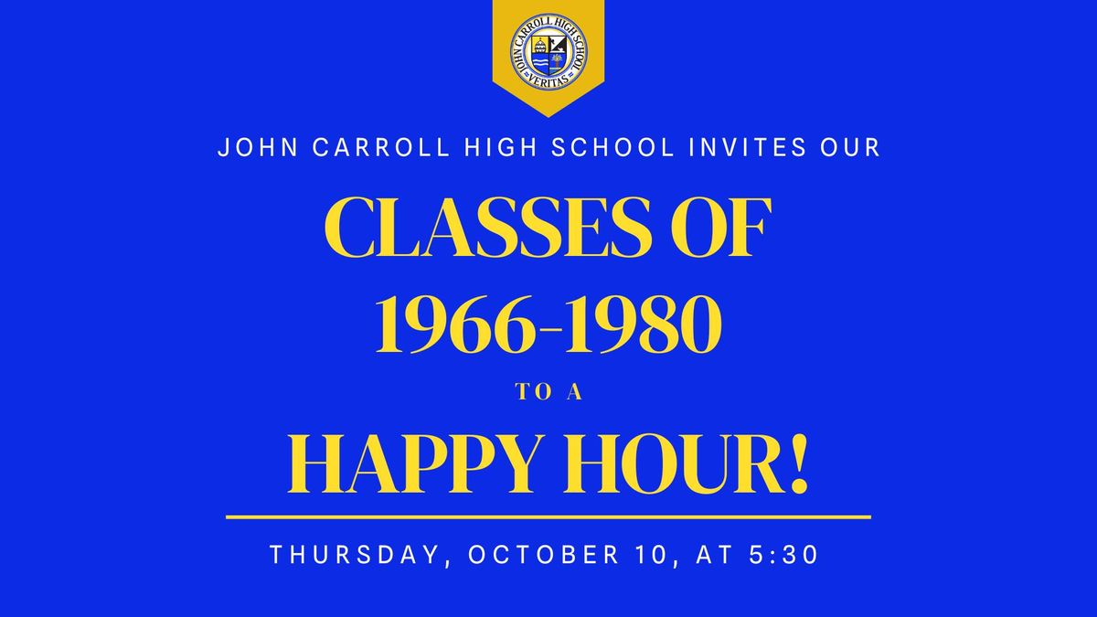 Classes of 1966-1980 Happy Hour