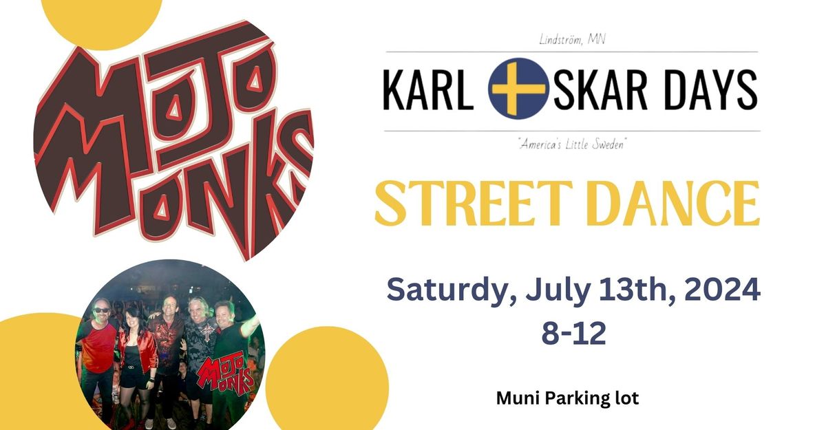 Join us in Lindstrom for the Karl Oskar Days Street Dance!