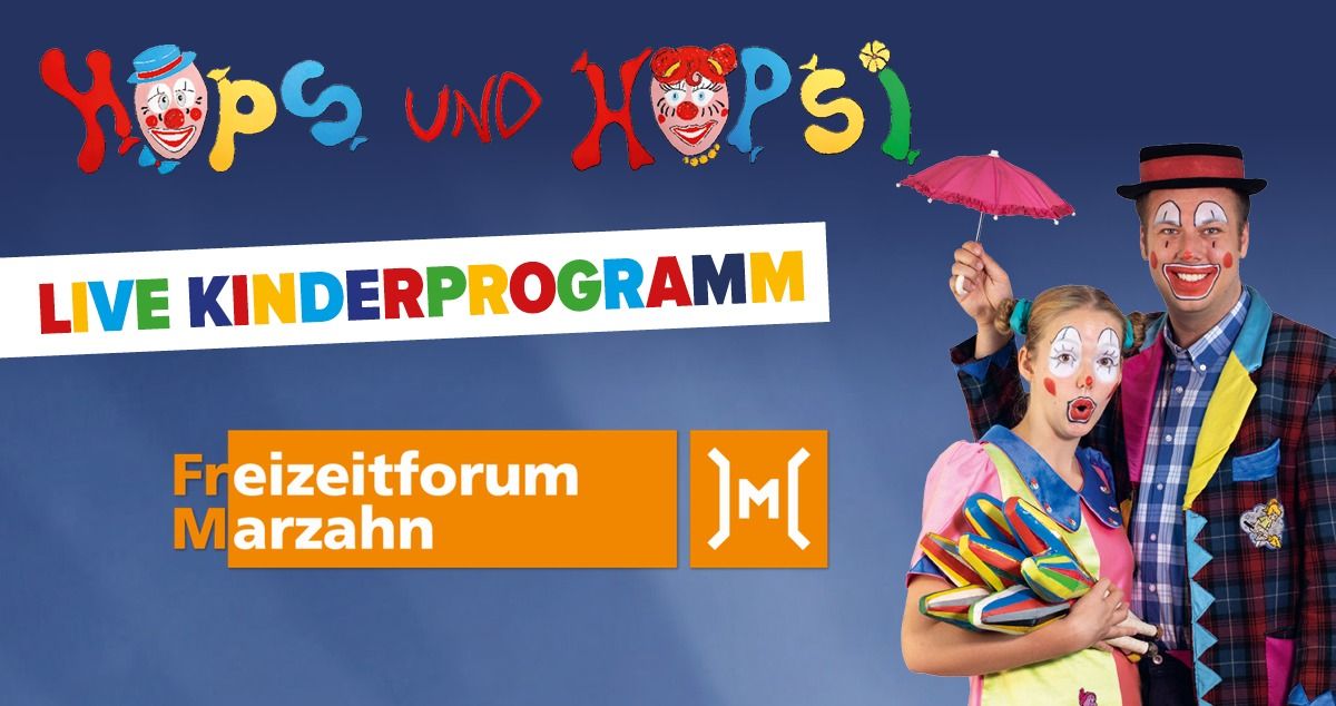 Clown Hops und Hopsi Kinderprogramm in Berlin-Marzahn