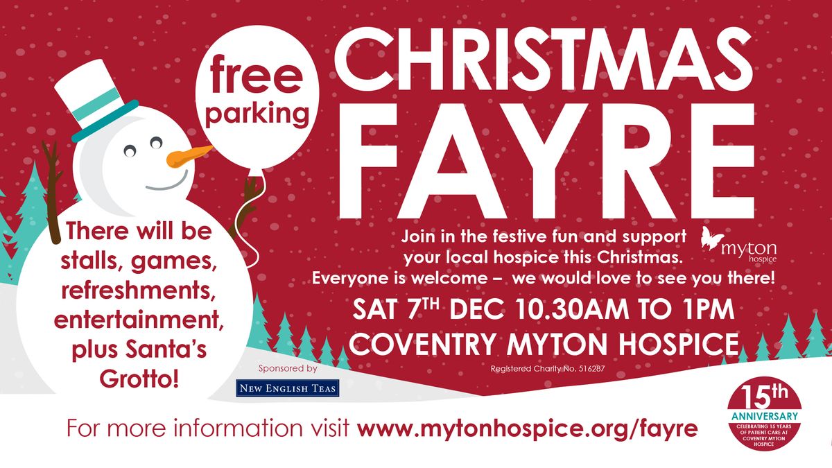 The Myton Hospices - Coventry Christmas Fayre 2024